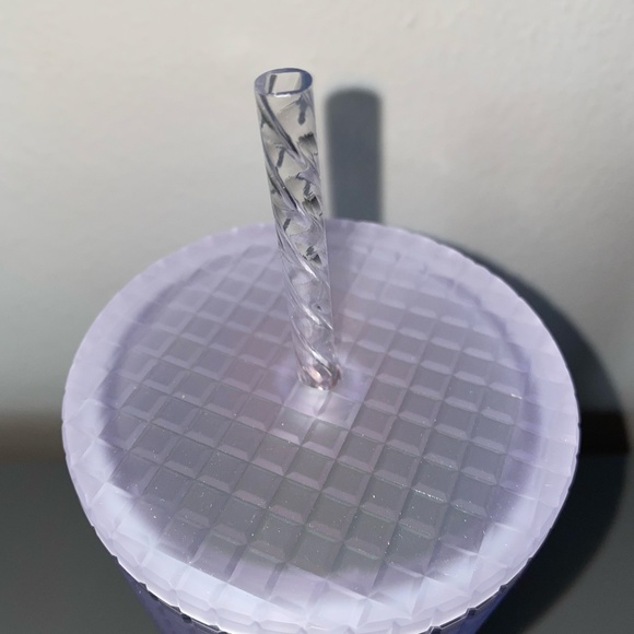 NWT Starbucks Matte Iridescent Soft Touch Grid 24oz Venti Tumbler Unicorn - Picture 3 of 3